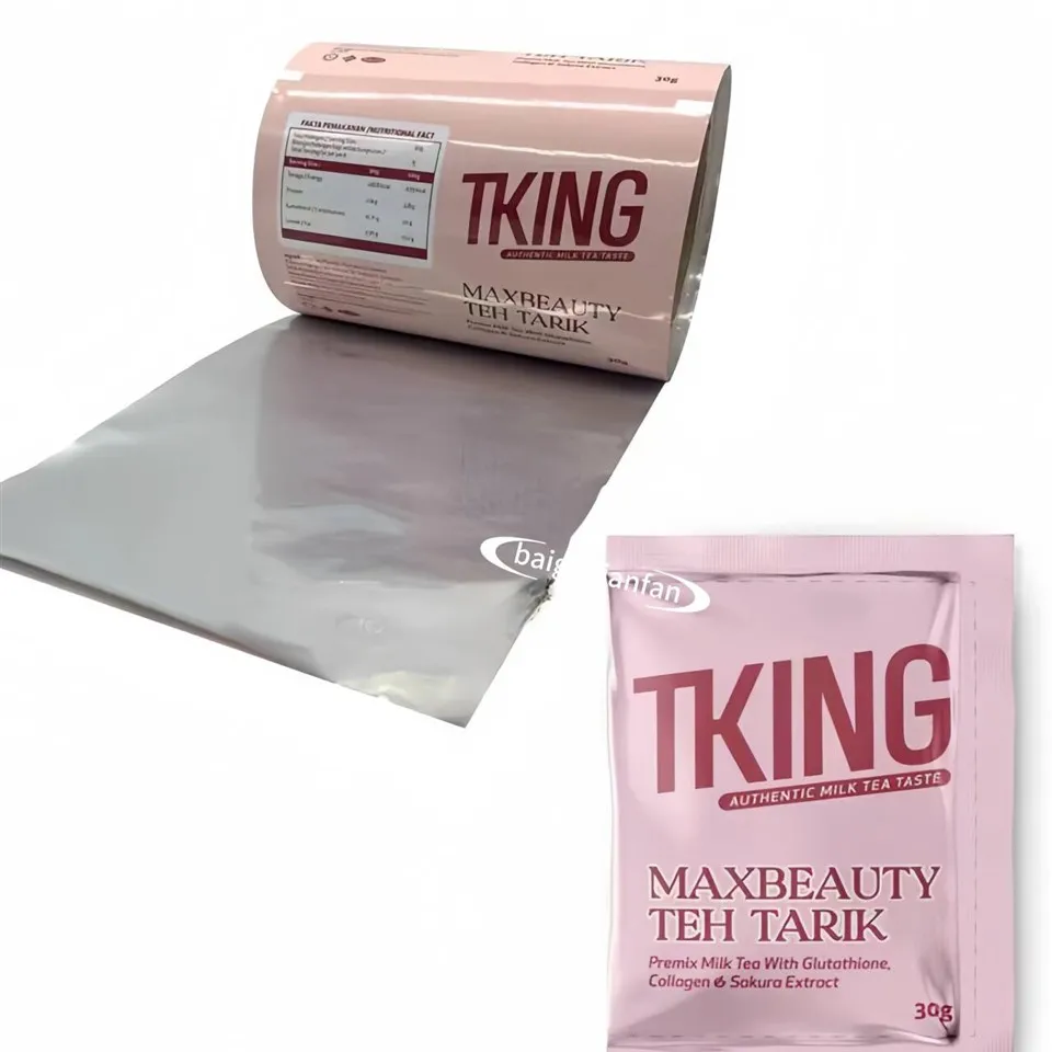 Rotlle d'embalatge de menjars d'impressió personalitzat film de plàstic laminat envasament flexible envasament automàtic film sachet rotlle