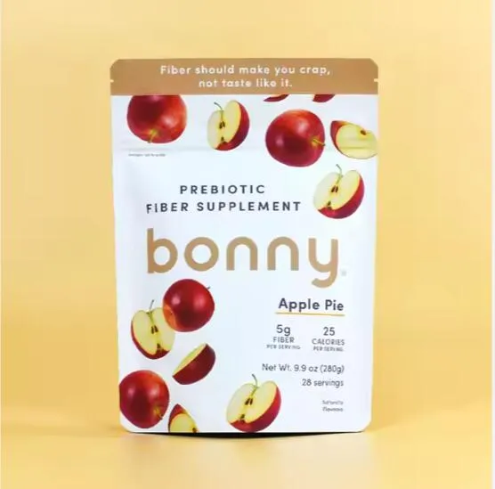 Venda a l'engròs ecològic Doypack Cremallera Aperitiu Poma Plàstic amb cremallera Resegellable Bosses de suport automàtic