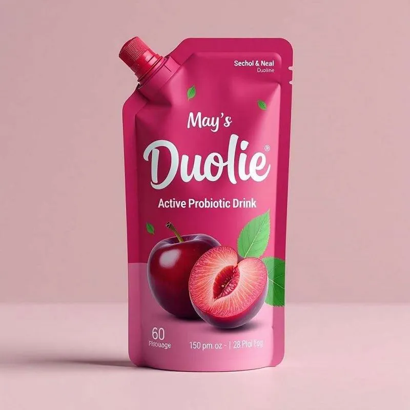 Bossa de bec de fàbrica Bossa de plàstic personalitzada reutilitzable per a líquids amb bossa de salsa de broc Bossa de beguda Bossa de suc de fruita Doypack