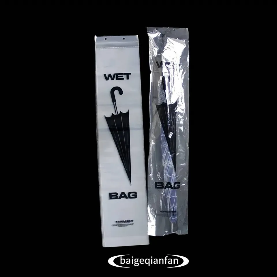 Bossa d'embalatge de paraigües de plàstic transparent